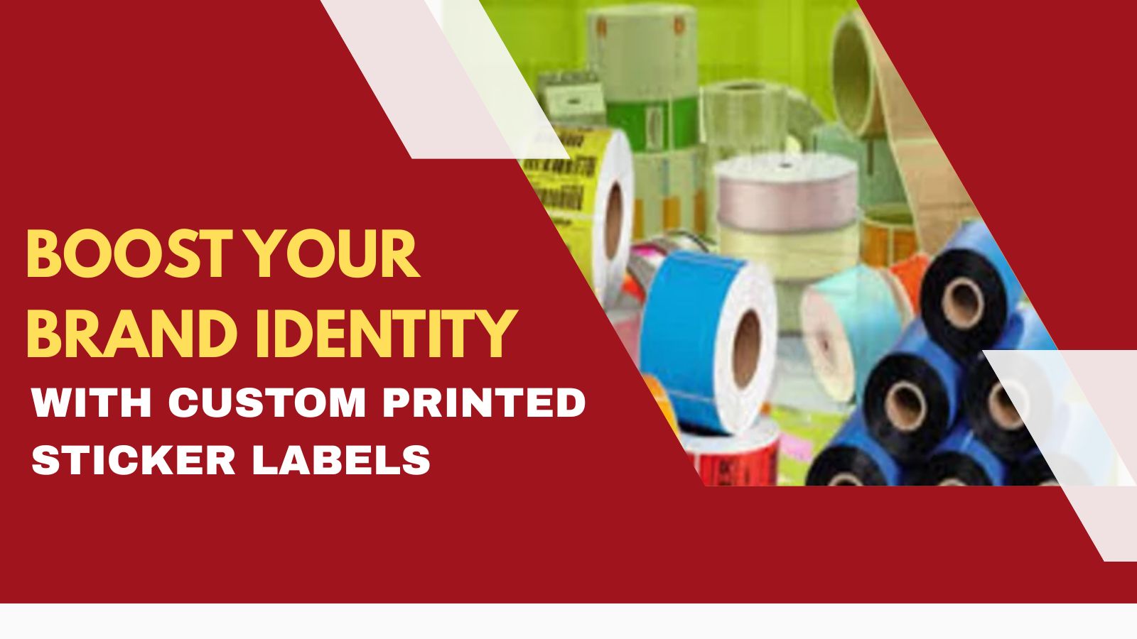 Boost Your Brand Identity with Custom Printed Sticker Labels