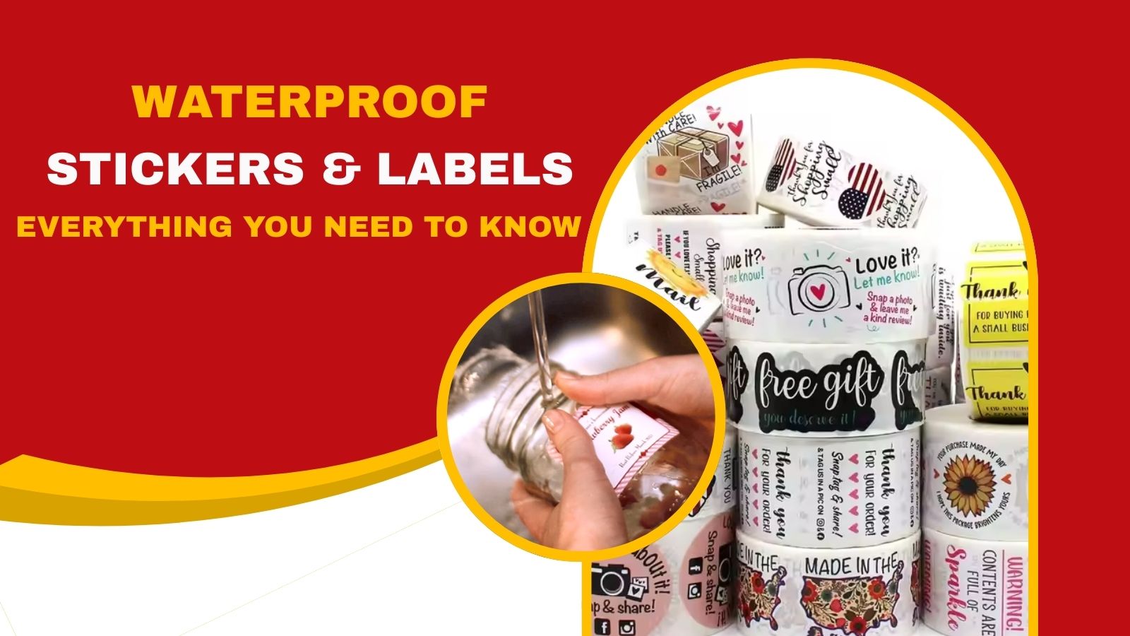 Waterproof Stickers & Labels: Everything You Need to Know