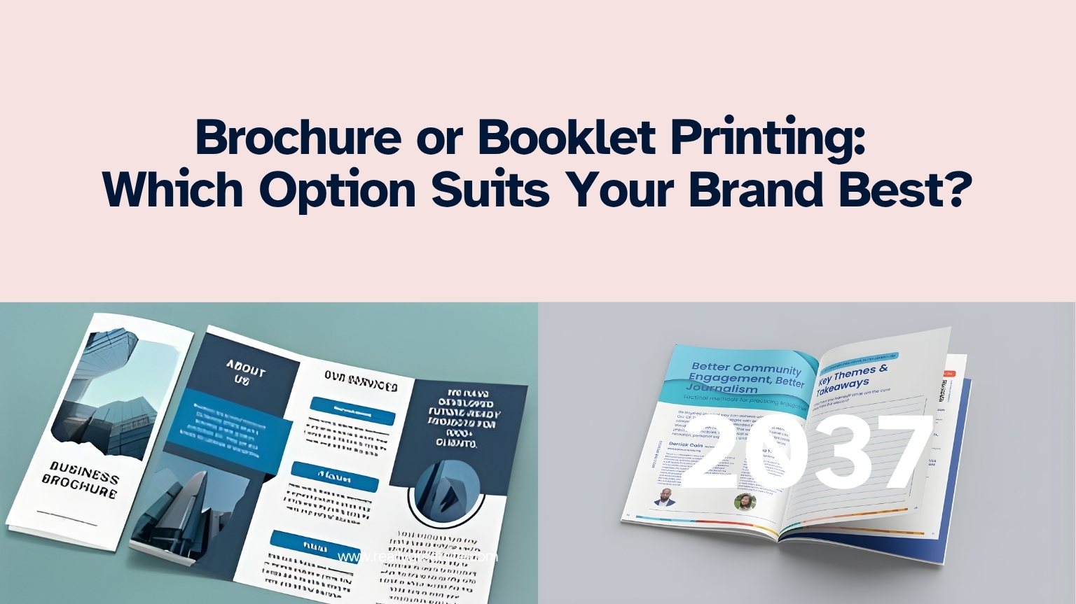 Brochure or Booklet Printing